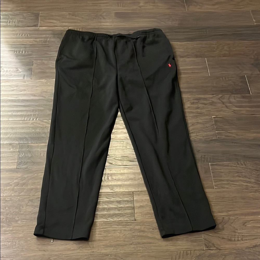 Polo Sport Ralph Lauren Vintage Casual Track Pants black Made in USA Mens XXL